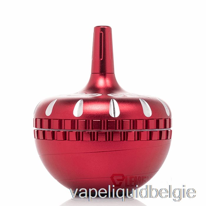 Vape Smaken Cheech Glas 4-delige Spinner Grinder Rood